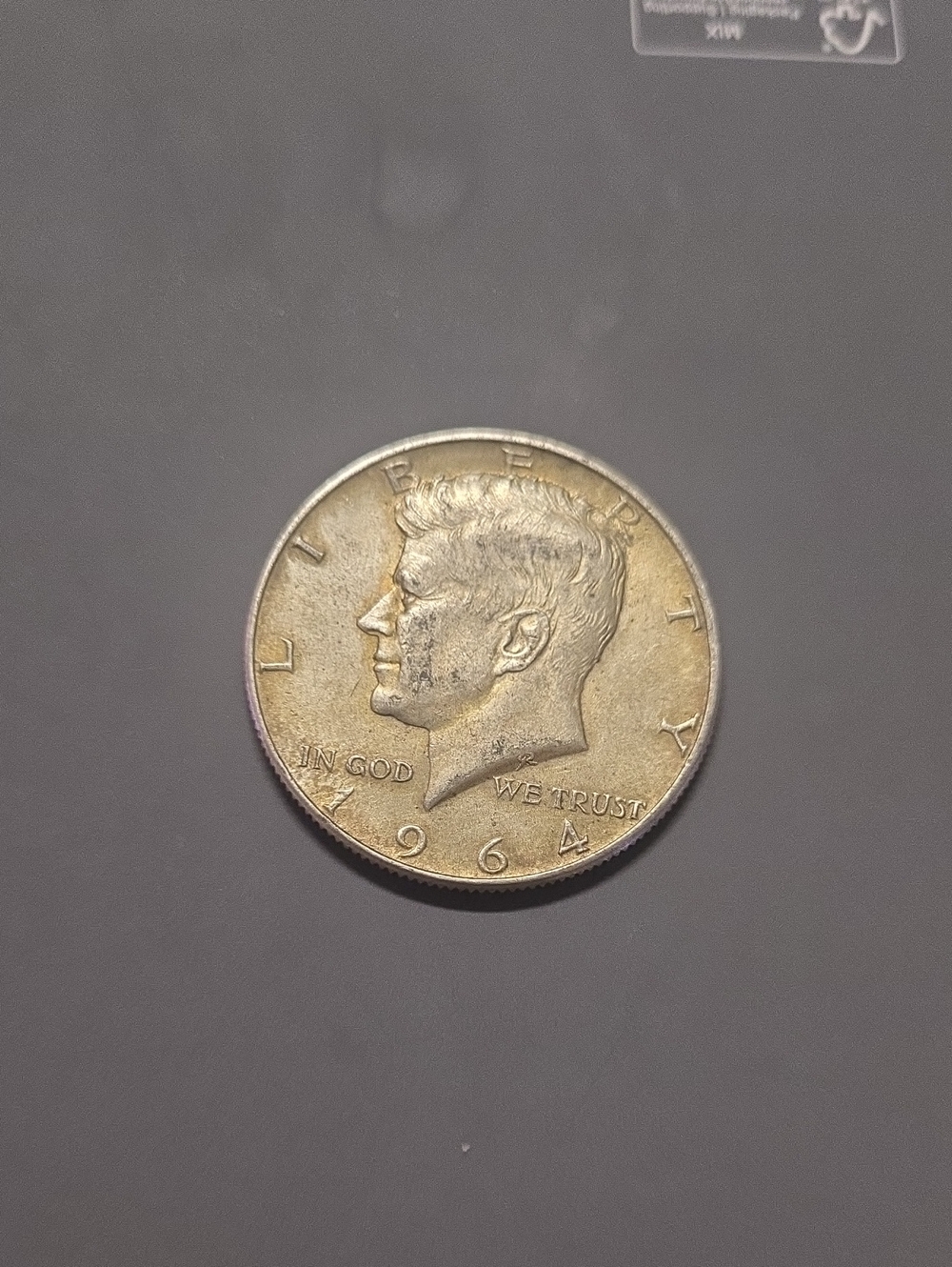1964 Kennedy Half Dollar Coin - Silver Tone